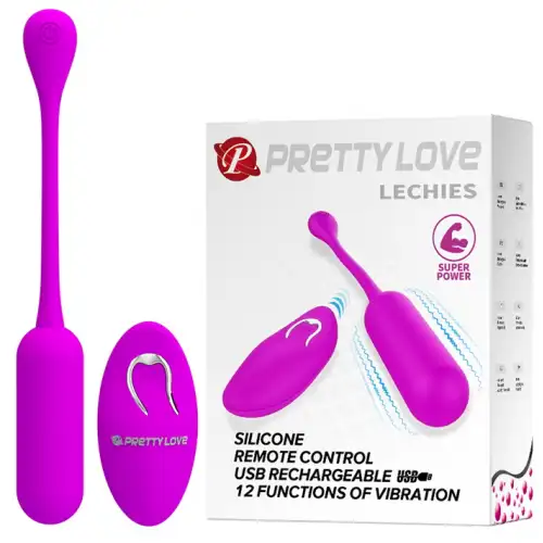 Изображение Pretty Love, Китай Перезаряжаемое виброяйцо Pretty Love Lechies с беспроводным управлением