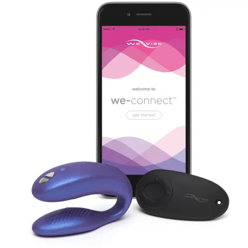 Фото We-Vibe, Канада Смарт-вибратор для двоих We-Vibe Sync Cosmic фиолетовый