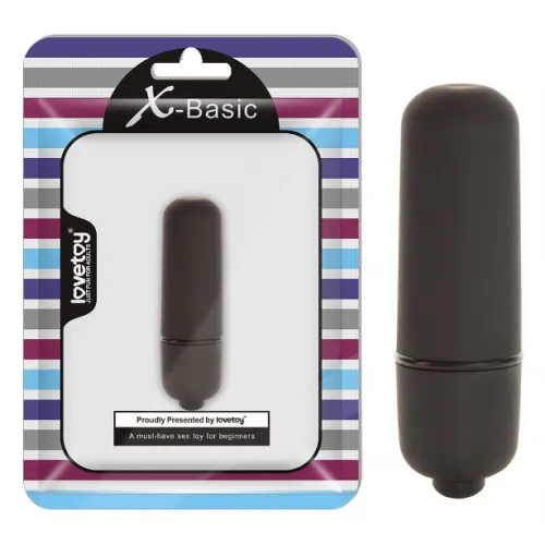Фото Lovetoy, Китай Черная вибропуля X-Basic Lovetoy
