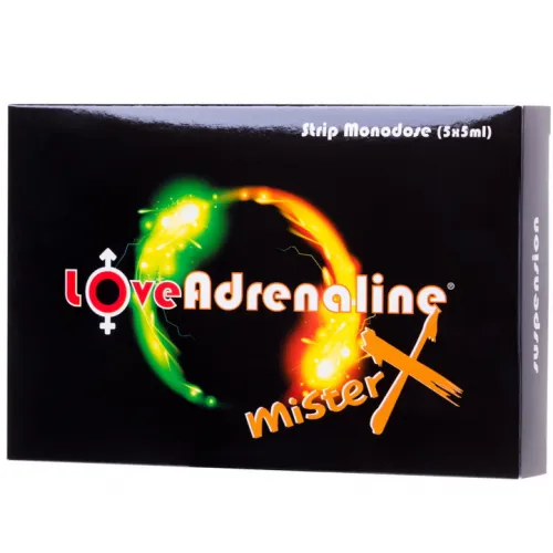 Изображение  Возбуждающие капли для двоих LoveAdrenaline 5 ампул по 5 мл