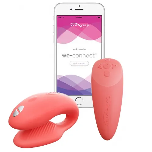 Фото We-Vibe, Канада Смарт-вибратор для двоих We-Vibe Chorus коралловый