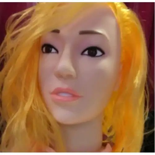 Изображение  Кукла блондинка для секса с вибрацией 3D Face Love Doll
