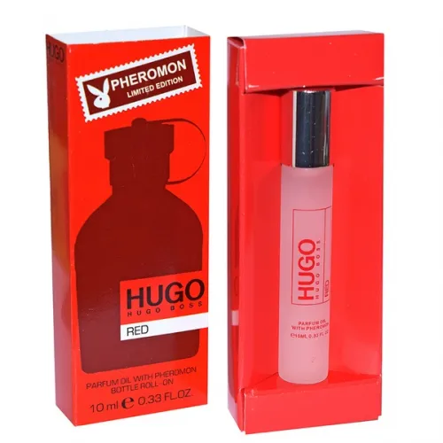 Изображение  Мужские масляные духи с феромонами Hugo Boss Red 10 мл