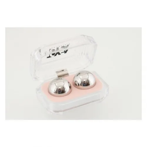 Фото  Тяжелые металлические вагинальные шарики диаметром 30 мм