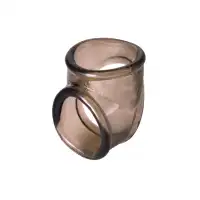 Изображение XLover by TOYFA Эрекционное кольцо на пенис XLover by TOYFA, TPE, черный прозрачный, 3,5 см