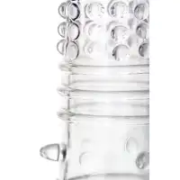 Изображение A-toys by TOYFA Насадка на пенис A-Toys by TOYFA Dond, TPR, прозрачный, 14,7 см