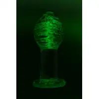 Фото Sexus Glass Анальная втулка Sexus Glass светящаяся в темноте, стекло, прозрачная, 6,5 см