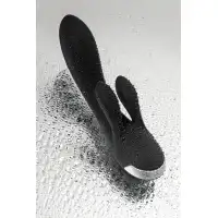 Фото Satisfyer, Германия Вибратор с клиторальным стимулятором Satisfyer Double Flex Connect App, черный, силикон, 20 см