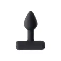 Фото Erotist Анальная втулка Erotist SHAFT, силикон, черный, 6,9 см