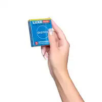Luxe Презервативы Luxe, royal, exotica, 18 см, 5,2 см, 3 шт. — купить в Минске Изображение Luxe Презервативы Luxe, royal, exotica, 18 см, 5,2 см, 3 шт.