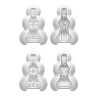 Фото MensMax Мастурбатор нереалистичный MensMax Pucchi Set Box Variety, TPE, белый, 6,5 см