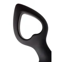 Изображение POPO Pleasure by TOYFA Анальная вибровтулка-расширитель POPO Pleasure by TOYFA Cordis M, силикон, черная, 14 см, Ø 5,5