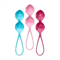 Фото Satisfyer, Германия Набор вагинальных шариков Satisfyer  Balls C03 Double, Силикон, Ассорти, Ø 3  см