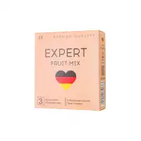 Изображение  Презервативы EXPERT Fruit Mix,фруктовые ароматизированные , 3 шт