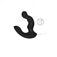 Изображение Levett Стимулятор простаты Levett Nero, силикон, черный, 12 см