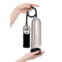 Фото Sexus Men Помпа для пениса Sexus Men Expert, полуавтоматическая, с манометром, ABS пластик, черная, 27 см, Ø 7