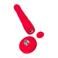 Фото  Фрикционный фаллоимитатор с вибрацией LOVENSE Gravity, красный, силикон, 25,9 см