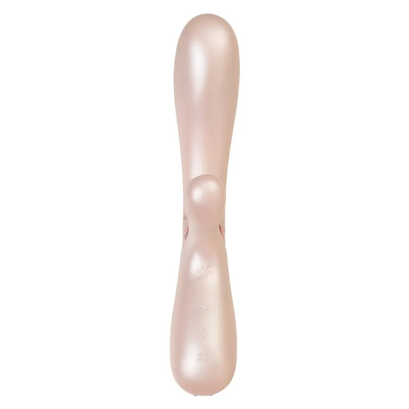 Фото Satisfyer, Германия Вибратор Satisfyer Hot Lover Connect App с клиторальным стимулятором, золотистый, 20,4 см