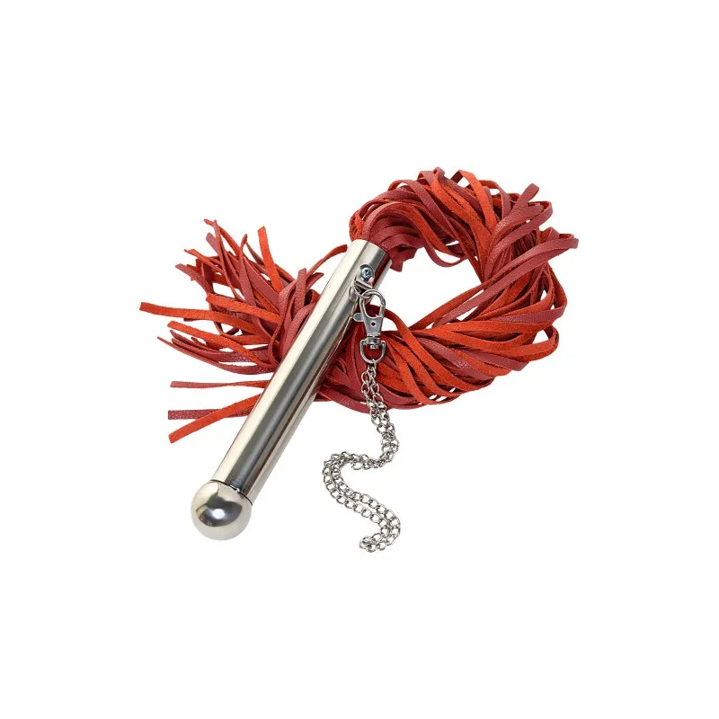 Фото Theatre by TOYFA Плеть TOYFA Theatre кожаная красная ,70 см