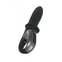 Фото  Анальный вибратор с нагревом Satisfyer Hot Passion Connect App, силикон, черный, 18 см