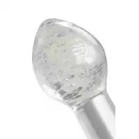 Фото Sexus Glass Анальная втулка Sexus Glass светящаяся в темноте, стекло, прозрачная, 6,5 см