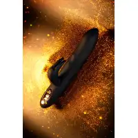 Изображение Waname D-splash Нереалистичный вибратор WANAME D-SPLASH HAIL, силикон, чёрный, 23,8 см