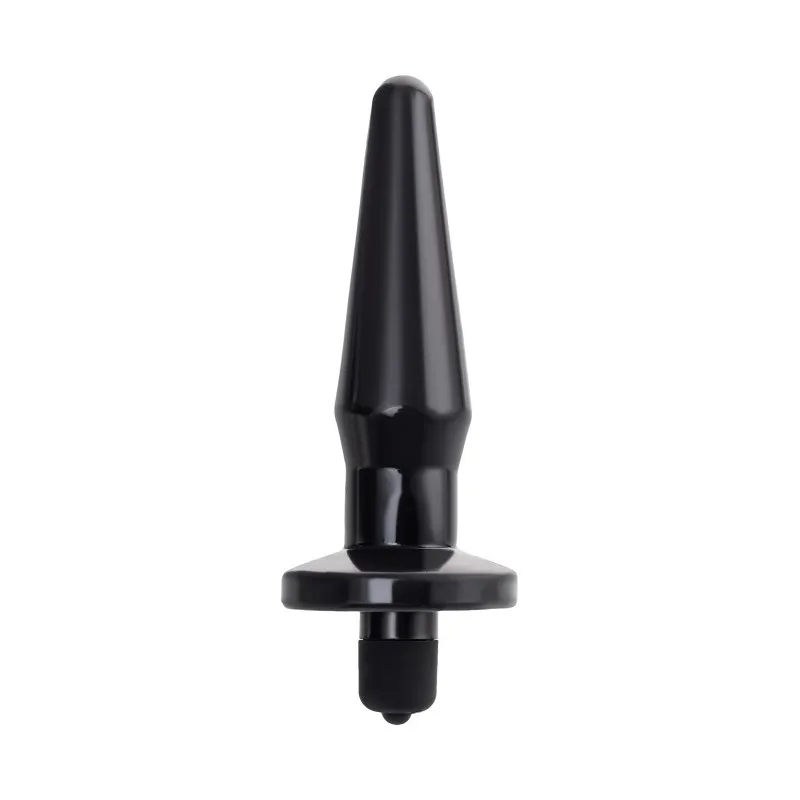 Изображение POPO Pleasure by TOYFA Анальная втулка POPO Pleasure by TOYFA Lacerta с вибрацией, TPR, черная, 12,1 см