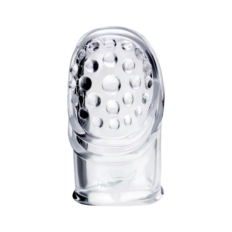 Изображение A-toys by TOYFA Комплект насадок на палец A-Toys by TOYFA Favi, TPE, прозрачный, 3,5 см