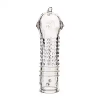 Изображение A-toys by TOYFA Насадка на пенис A-Toys by TOYFA Dond, TPR, прозрачный, 14,7 см