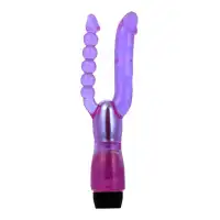 Фото Seven Creations Вибратор двойной фиолетовый 22,9 см