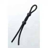 Изображение A-toys by TOYFA Лассо на пенис A-Toys by TOYFA Riat с двумя бусинами, силикон, черное, 19,5 см
