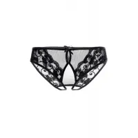 Изображение Erolanta Lingerie Эротические трусики Erolanta Pauline, черный (50-52)