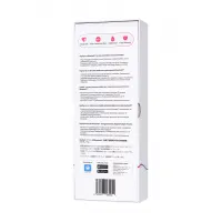 Изображение Lovense, США Двусторонний вибратор LOVENSE Hyphy с клиторальным стимулятором, силикон, фиолетовый, 21,6 см