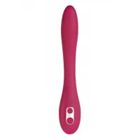 Изображение Leroina Многофункциональный вибратор LEroina Caberna, силикон, бордовый, 20 см