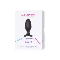 Изображение Lovense, США Анальная втулка LOVENSE Hush 2 (L), силикон, черная, 15 см, Ø 5,7 см