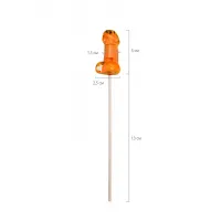 Фото Sosuчki Леденец Sosuчki, «Пенис Amaretto», мини, оранжевый, 42 гр., 2 шт.