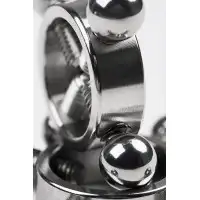 Фото Metal by TOYFA Зажимы для сосков Metal by TOYFA, металл, серебряные, 2,6 см (2 шт)