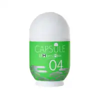 Фото MensMax Мастурбатор нереалистичный MensMax CAPSULE 04, Matsu, TPE, зеленый, 8 см