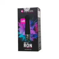 Изображение MYSTIM Вибратор Mystim Right on Ron с электростимуляцией, силикон, черный, 16,5 см