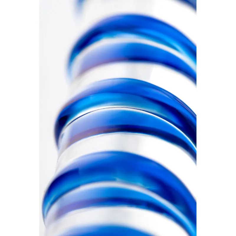 Фото Sexus Glass Двусторонний фаллоимитатор Sexus Glass, стекло, прозрачный, 19 см