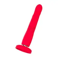 Фото  Фрикционный фаллоимитатор с вибрацией LOVENSE Gravity, красный, силикон, 25,9 см