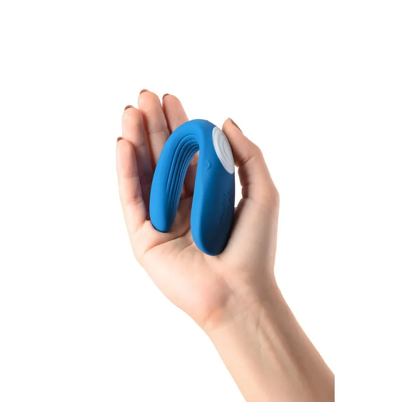 Изображение Satisfyer, Германия Многофункциональный стимулятор для пар Satisfyer Double Whale, силикон, голубой, 17 см.