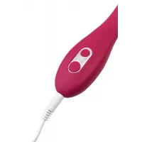 Изображение Leroina Многофункциональный вибратор LEroina Caberna, силикон, бордовый, 20 см