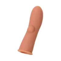 Фото KOKOS Насадка реалистичная KOKOS EXTREME SLEEVE с имитацией пирсинга, TPE, телесная, 14.7 см