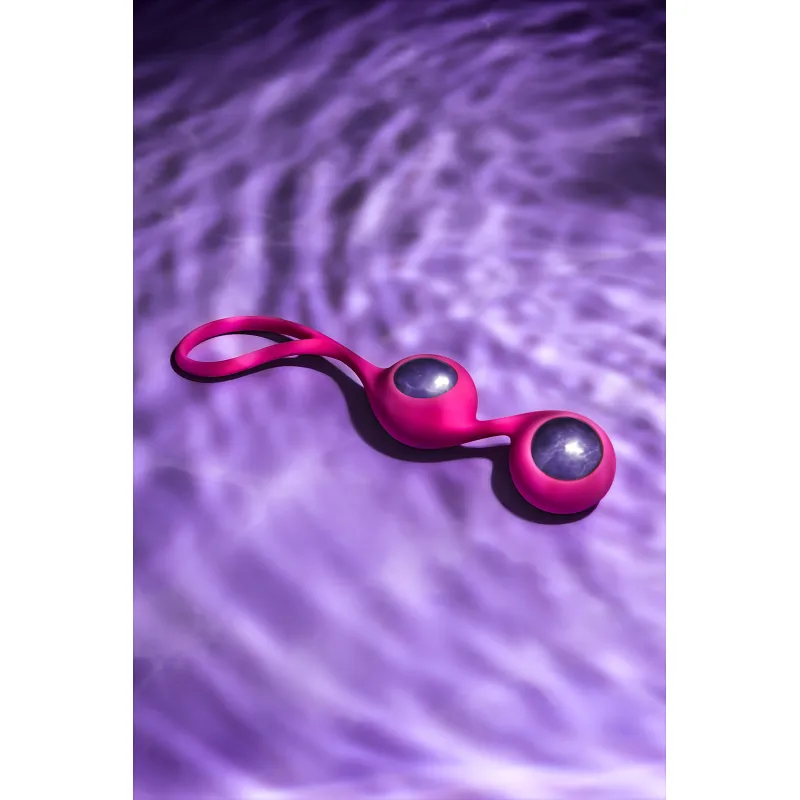 Фото Leroina Вагинальные шарики LEroina Futa, силикон, розовый, 11 см, Ø 1,9 см, 63 г