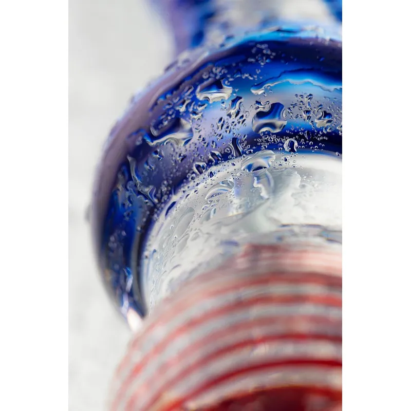 Фото Sexus Glass Двусторонний фаллоимитатор Sexus Glass, стекло, прозрачный, 20 см