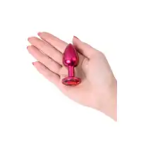Metal by TOYFA Анальный страз, TOYFA Metal, красный, с кристаллом цвета рубин, 7,2 см, Ø2,8 см, 50 г — купить в Минске Изображение Metal by TOYFA Анальный страз, TOYFA Metal, красный, с кристаллом цвета рубин, 7,2 см, Ø2,8 см, 50 г