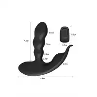 Фото Levett Стимулятор простаты Levett Jonas, силикон, черный, 12,5 см