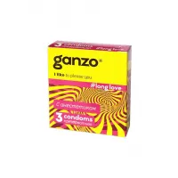 Фото GANZO Презервативы Ganzo Long Love, с анестезирующим эффектом, латекс, 18 см, 3 шт