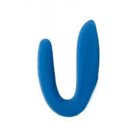 Изображение Satisfyer, Германия Многофункциональный стимулятор для пар Satisfyer Double Whale, силикон, голубой, 17 см.